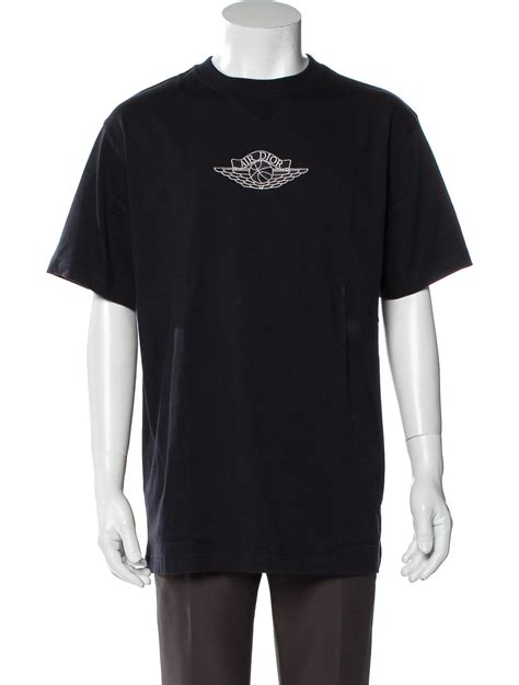 air dior grey t shirt|Air Dior 2020 Embroidered Wings T.